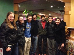 Dinner out with The Carter Lab